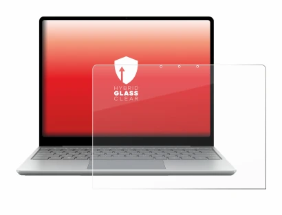 Abbildung des Geräts Microsoft Surface Laptop Go 3 Business mit einer Vielzahl des Displayschutzes.