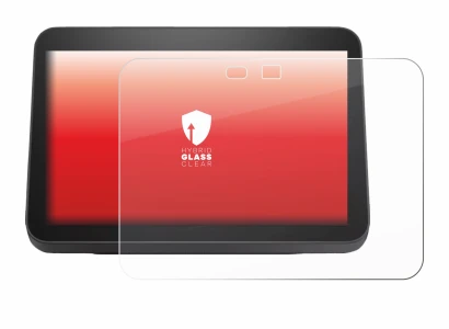 Abbildung des Geräts Amazon Echo Show 8 2023 (3. Gen.) mit einer Vielzahl des Displayschutzes.