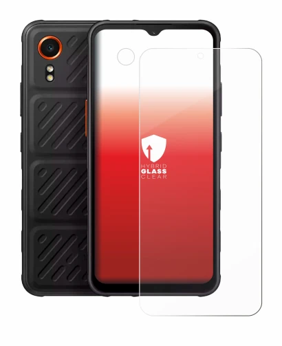 Abbildung des Geräts Samsung Galaxy XCover 7 (Display+Kamera) mit einer Vielzahl des Displayschutzes.