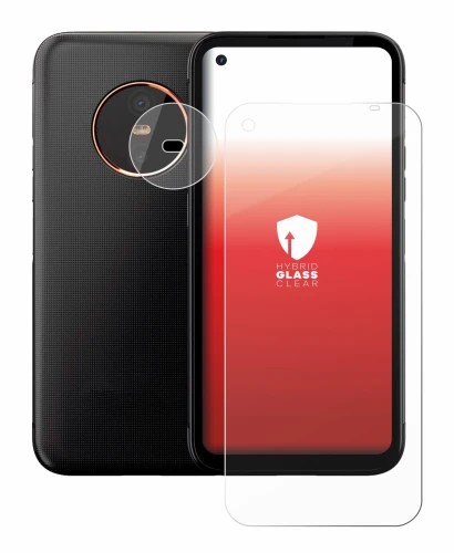 Abbildung des Geräts Gigaset GX6 Pro (Display+Kamera) mit einer Vielzahl des Displayschutzes.