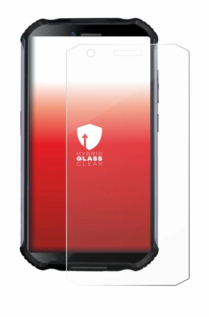 Abbildung des Geräts Doogee S41 Plus mit einer Vielzahl des Displayschutzes.