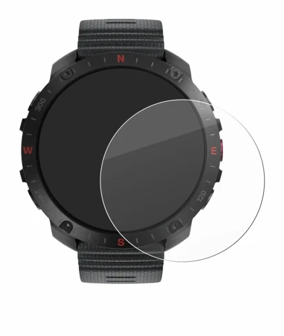Abbildung des Geräts Polar Grit X2 Pro mit einer Vielzahl des Displayschutzes.