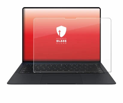 Abbildung des Geräts Huawei MateBook X Pro 2024 mit einer Vielzahl des Displayschutzes.