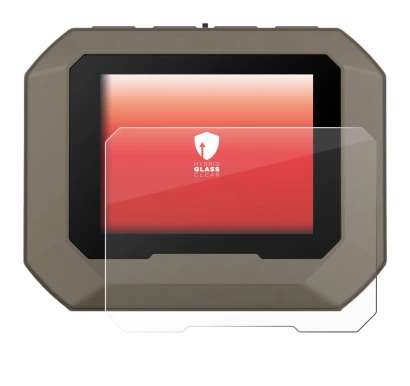 Abbildung des Geräts Garmin Xero C1 Pro mit einer Vielzahl des Displayschutzes.