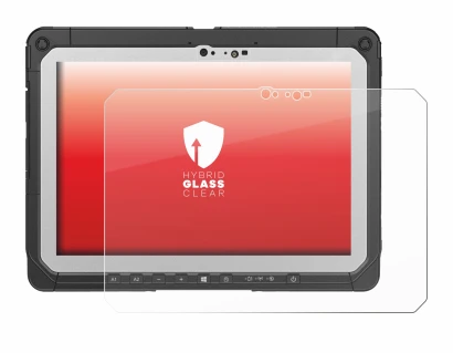 Abbildung des Geräts Panasonic Toughbook CF-20 MK2 mit einer Vielzahl des Displayschutzes.
