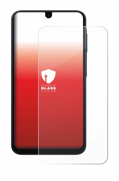 Abbildung des Geräts Samsung Galaxy A16 5G mit einer Vielzahl des Displayschutzes.