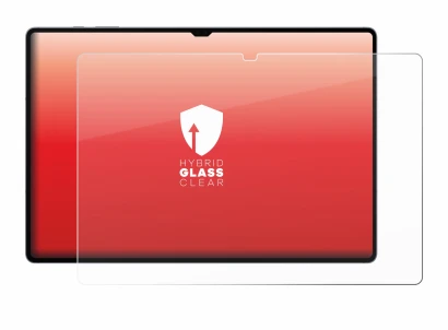 Abbildung des Geräts Samsung Galaxy Tab S10 Ultra 5G mit einer Vielzahl des Displayschutzes.