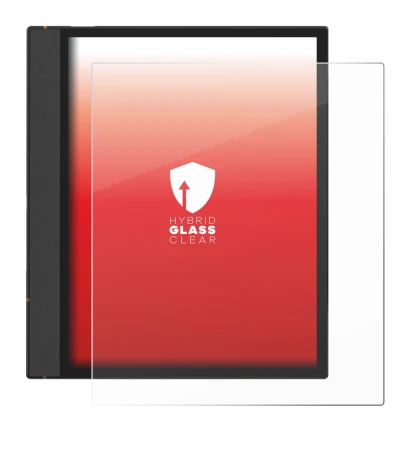 Abbildung des Geräts Boox Note Air 4 C mit einer Vielzahl des Displayschutzes.