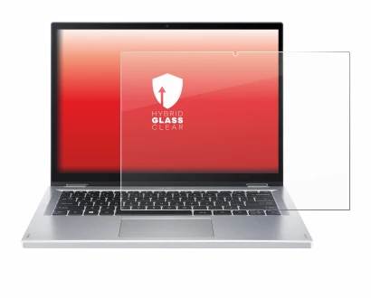 Abbildung des Geräts Acer Aspire 3 Spin A3SP14 mit einer Vielzahl des Displayschutzes.