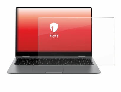 Abbildung des Geräts Samsung Galaxy Book5 360 15.6" mit einer Vielzahl des Displayschutzes.