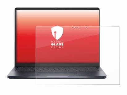 Abbildung des Geräts Dell Pro 14 Premium PA14250 Touch mit einer Vielzahl des Displayschutzes.