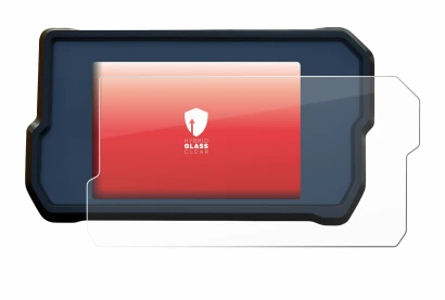 Abbildung des Geräts KTM RC125 / RC390 2022+ mit einer Vielzahl des Displayschutzes.