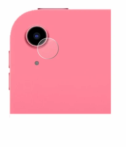 Abbildung des Geräts Apple iPad A16 11" WiFi 2025 (NUR Kameraschutz, 11. Gen.) mit einer Vielzahl des Displayschutzes.