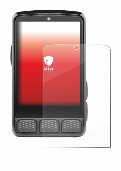 Abbildung des Geräts Wahoo Elemnt Roam V3 mit einer Vielzahl des Displayschutzes.