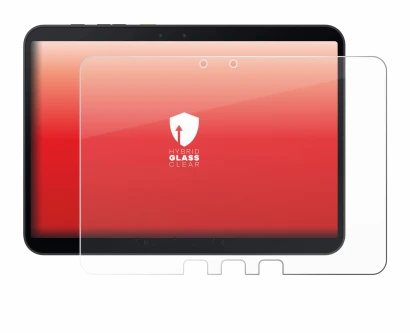 Abbildung des Geräts Samsung Galaxy Tab Active 5 Pro mit einer Vielzahl des Displayschutzes.