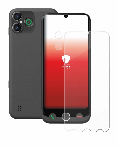 Abbildung des Geräts Doro Aurora A30 (Display+Kamera) mit einer Vielzahl des Displayschutzes.