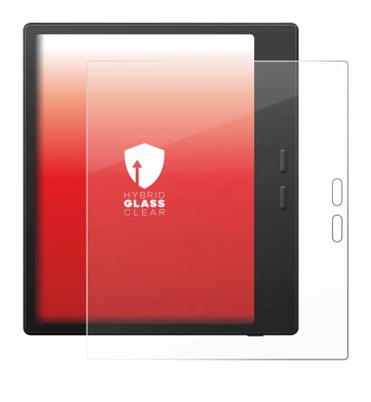 Abbildung des Geräts Boox Go Color 7 Gen II mit einer Vielzahl des Displayschutzes.