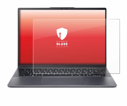 Abbildung des Geräts Acer Swift Go 14 OLED mit einer Vielzahl des Displayschutzes.