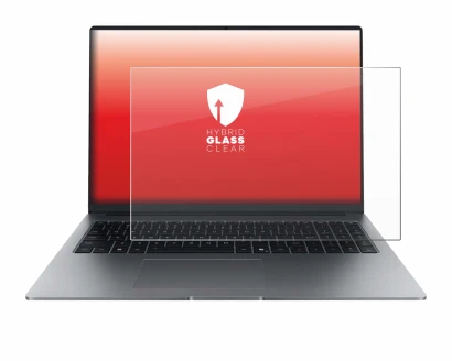 Abbildung des Geräts Honor MagicBook X16 Plus 2025 mit einer Vielzahl des Displayschutzes.