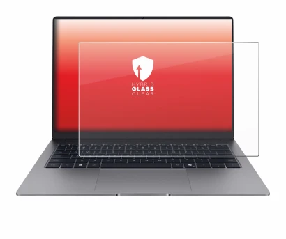 Abbildung des Geräts Honor MagicBook X14 Plus 2025 mit einer Vielzahl des Displayschutzes.