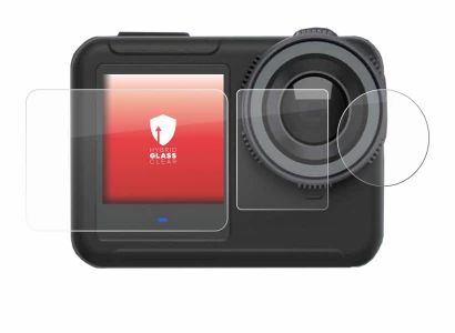 Abbildung des Geräts SVBONY SVGO3 4K mit einer Vielzahl des Displayschutzes.