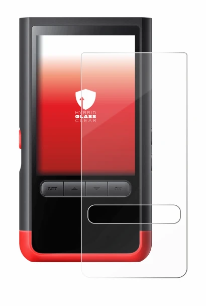 Abbildung des Geräts ThermoMaven P2 mit einer Vielzahl des Displayschutzes.