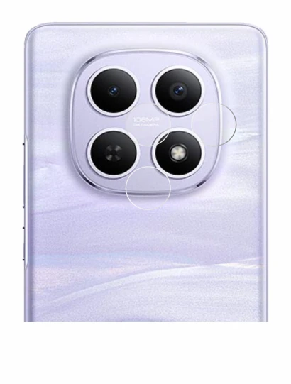 Abbildung des Geräts Xiaomi Redmi Note 15 4G (NUR Kamera) mit einer Vielzahl des Displayschutzes.