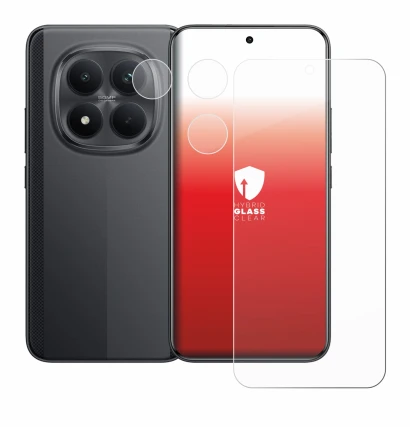 Abbildung des Geräts Xiaomi Poco M8 Pro (Display+Kamera) mit einer Vielzahl des Displayschutzes.