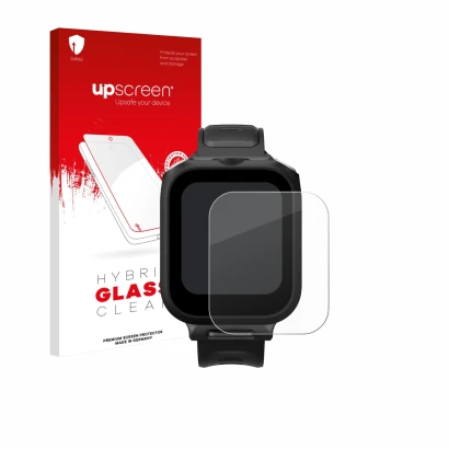 Vorderseite einer Produktverpackung mit dem Markenlogo upscreen. Daneben ist das Gerät Insta360 GPS preview remote Built-In Mi