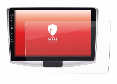 Abbildung des Geräts Dynavin D9-B6S Premium Flex 10.1" mit einer Vielzahl des Displayschutzes.