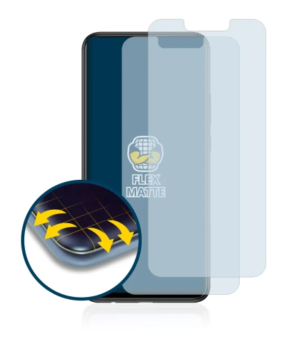 Abbildung des Geräts Huawei P smart Plus 2018 mit einer Vielzahl des Displayschutzes.