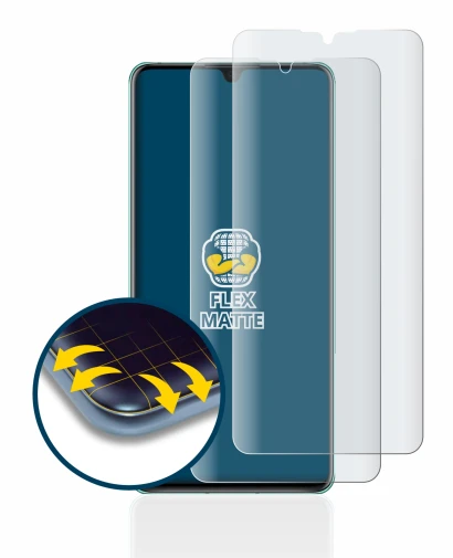 Abbildung des Geräts Huawei P30 mit einer Vielzahl des Displayschutzes.