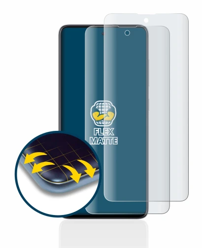 Abbildung des Geräts Samsung Galaxy A51 mit einer Vielzahl des Displayschutzes.