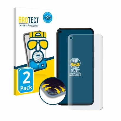 Vorderseite einer Produktverpackung mit dem Markenlogo BROTECT. Daneben ist das Gerät Google Pixel 5 mit dem zugehörigen Displ