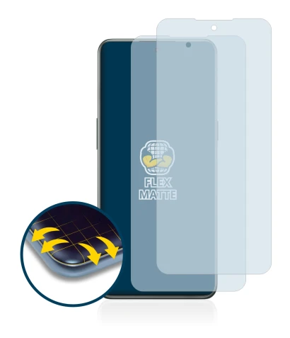 Abbildung des Geräts OnePlus 10T 5G mit einer Vielzahl des Displayschutzes.