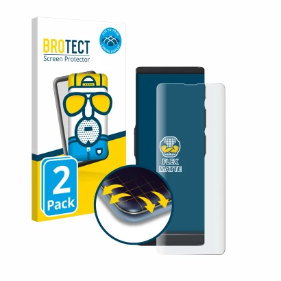 Vorderseite einer Produktverpackung mit dem Markenlogo BROTECT. Daneben ist das Gerät Vasco Translator V4 mit dem zugehörigen 