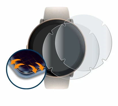 Abbildung des Geräts Polar Ignite 3 mit einer Vielzahl des Displayschutzes.