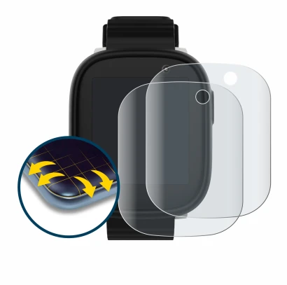 Abbildung des Geräts Xplora X6 Play 2022 (1. Generation) mit einer Vielzahl des Displayschutzes.