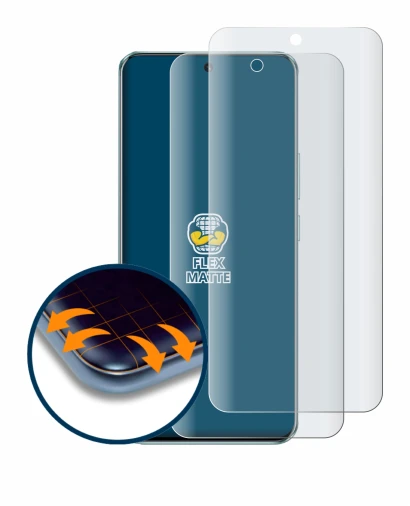 Abbildung des Geräts Honor 90 mit einer Vielzahl des Displayschutzes.