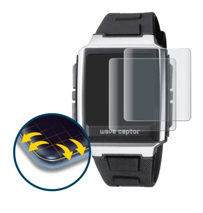 Abbildung des Geräts Casio WV-59 mit einer Vielzahl des Displayschutzes.