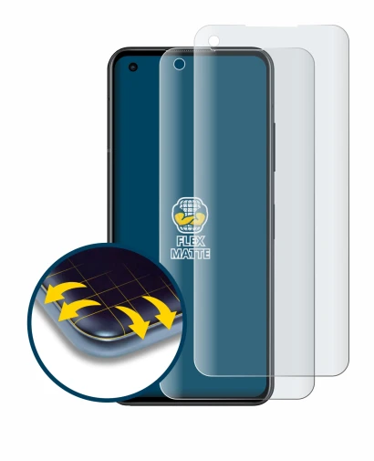 Abbildung des Geräts ASUS ZenFone 10 mit einer Vielzahl des Displayschutzes.