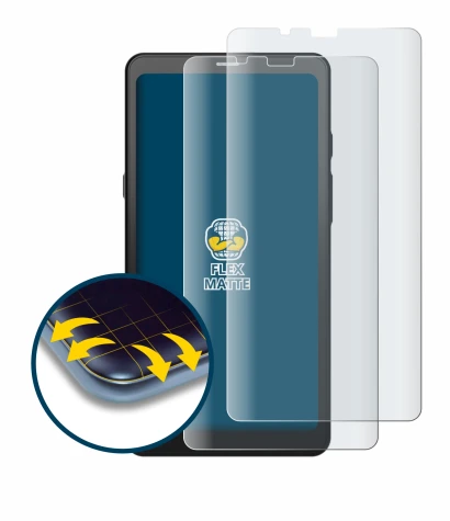 Abbildung des Geräts Boox Palma mit einer Vielzahl des Displayschutzes.