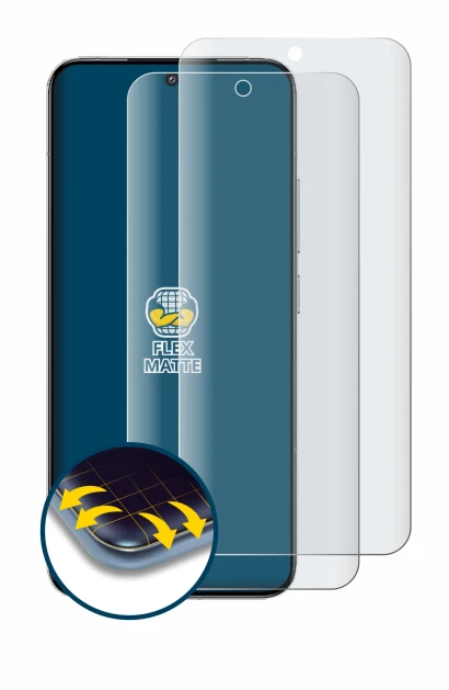 Abbildung des Geräts Xiaomi 14 mit einer Vielzahl des Displayschutzes.