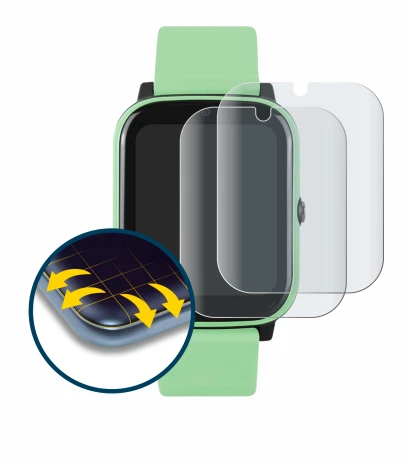 Abbildung des Geräts One2Track Connect NEXT mit einer Vielzahl des Displayschutzes.