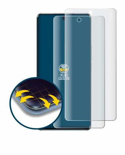 Abbildung des Geräts Vivo V30 Pro mit einer Vielzahl des Displayschutzes.