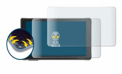Abbildung des Geräts Interphone RideSync Sync55 mit einer Vielzahl des Displayschutzes.