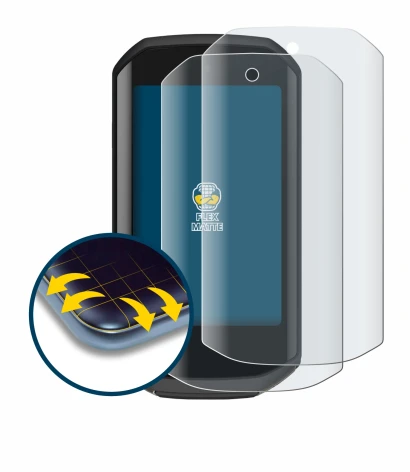 Abbildung des Geräts Garmin Edge 1050 mit einer Vielzahl des Displayschutzes.