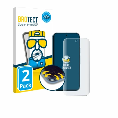 Vorderseite einer Produktverpackung mit dem Markenlogo BROTECT. Daneben ist das Gerät Google Pixel 9 mit dem zugehörigen Displ