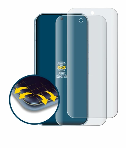 Abbildung des Geräts Google Pixel 9 mit einer Vielzahl des Displayschutzes.