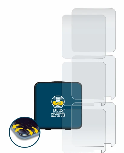 Abbildung des Geräts Rode Wireless Pro mit einer Vielzahl des Displayschutzes.